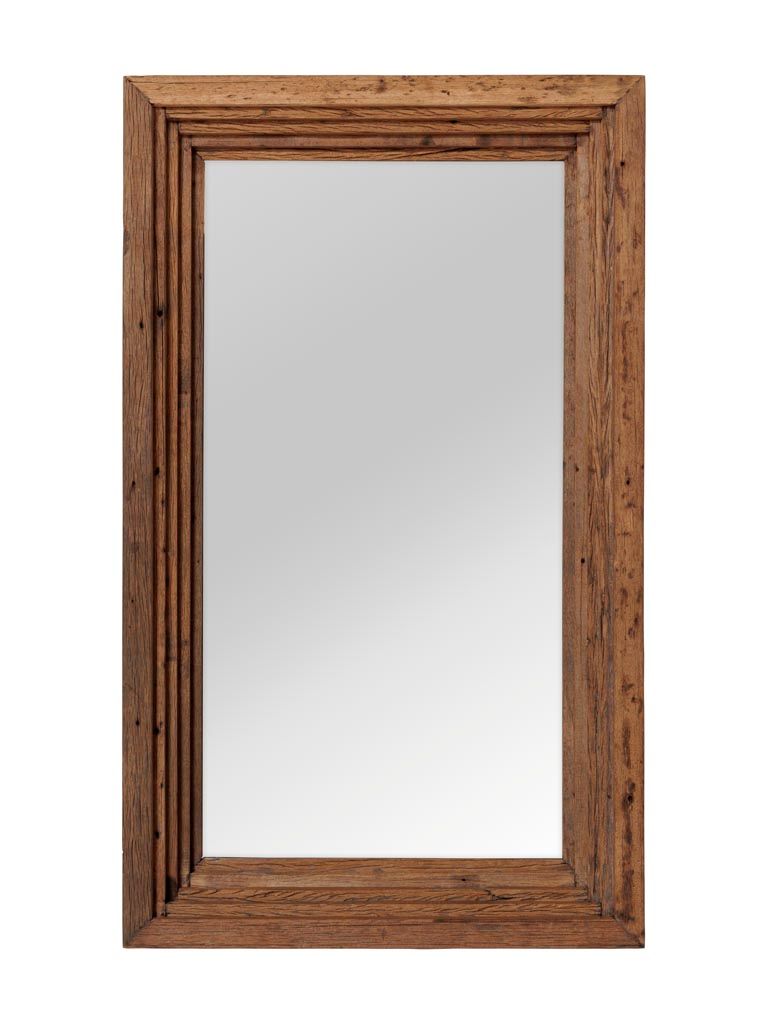 Asturias Large Recycled Wood Mirror