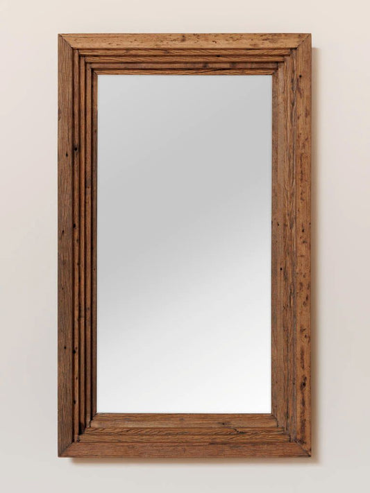 Asturias Large Recycled Wood Mirror