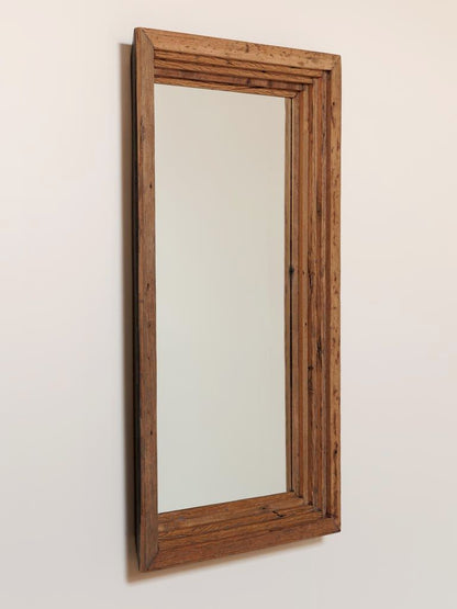 Asturias Large Recycled Wood Mirror