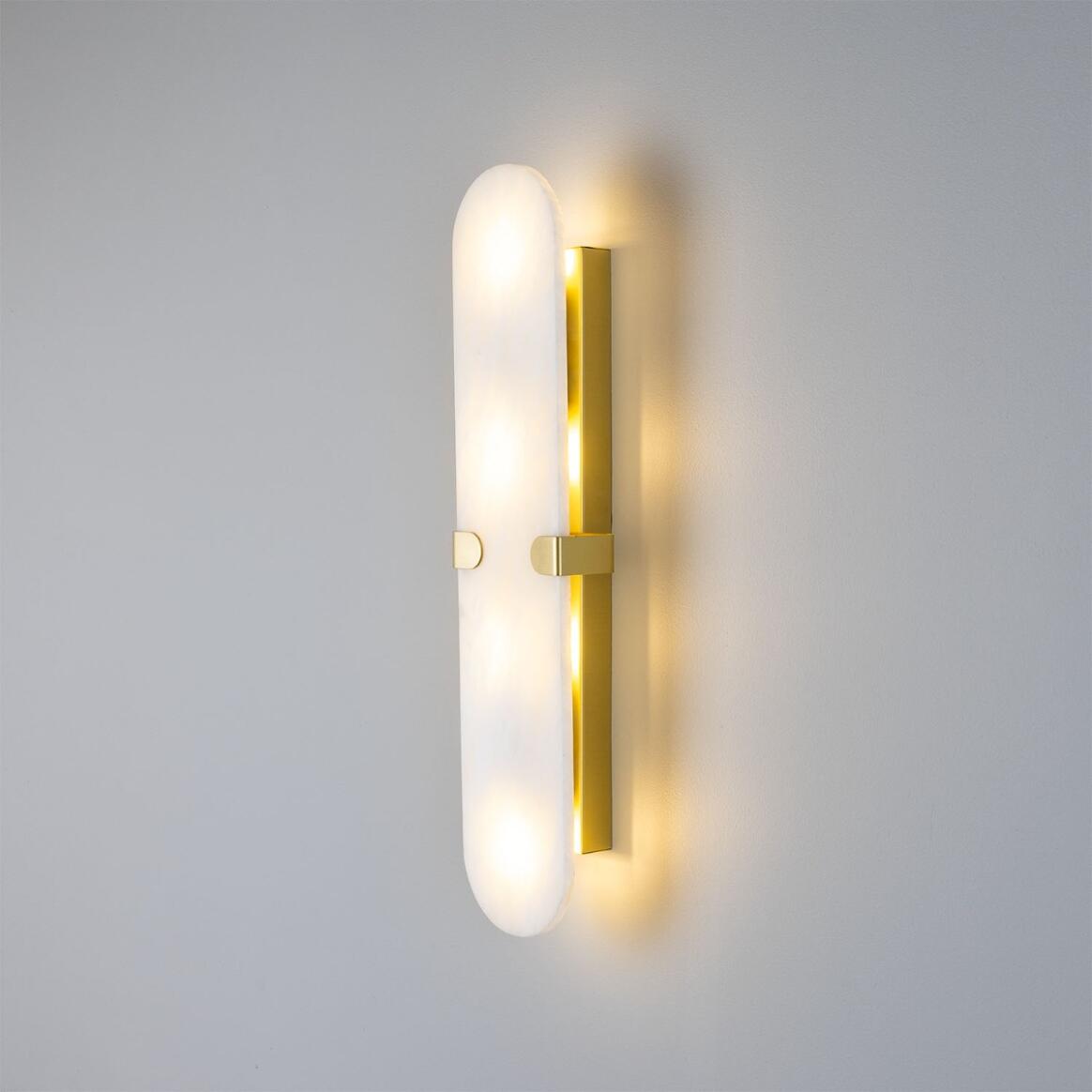 Lothian Oval Alabaster Wall Light