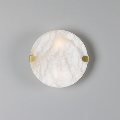 Dundee Circular Alabaster Wall Light