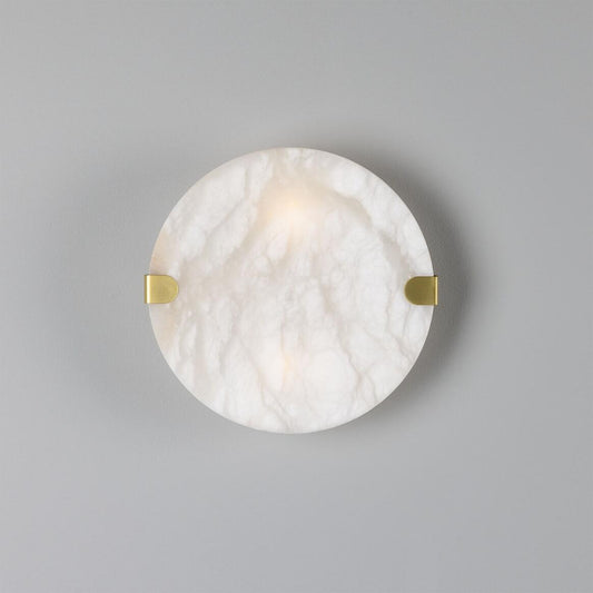Dundee Circular Alabaster Wall Light