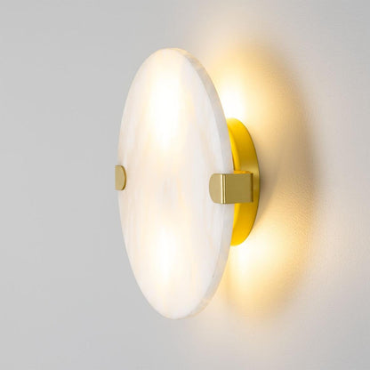 Dundee Circular Alabaster Wall Light