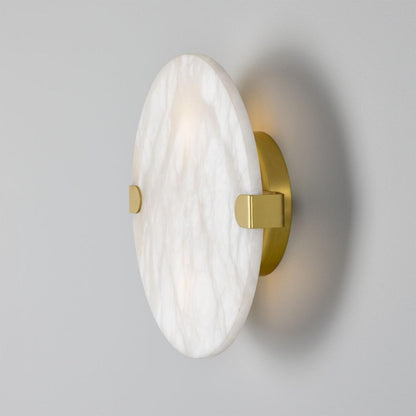Dundee Circular Alabaster Wall Light
