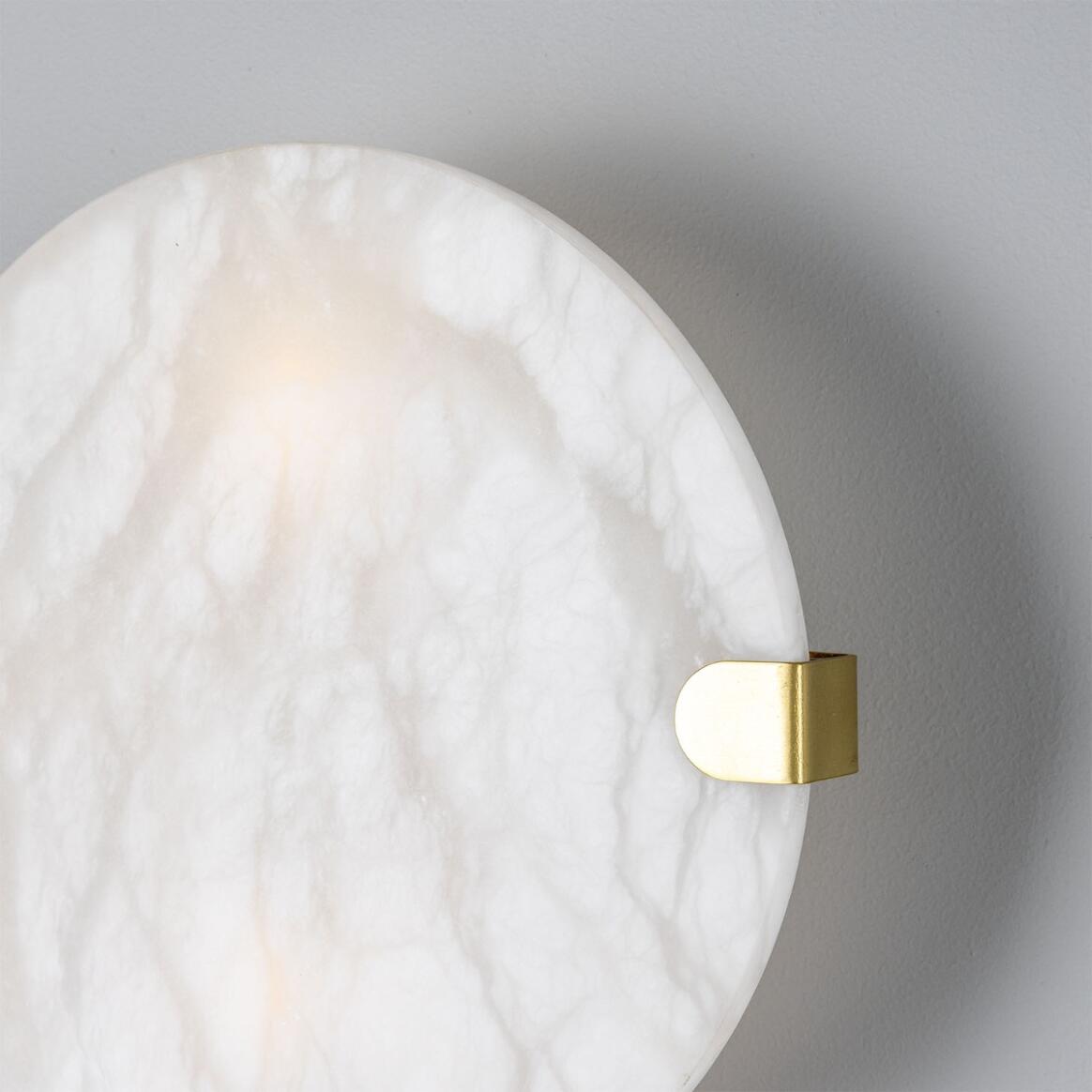 Dundee Circular Alabaster Wall Light