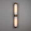 Double Louise Opal Glass Bathroom Wall Light 88cm