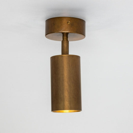 Evanston Directional Brass Ceiling Spotlight 20cm IP20