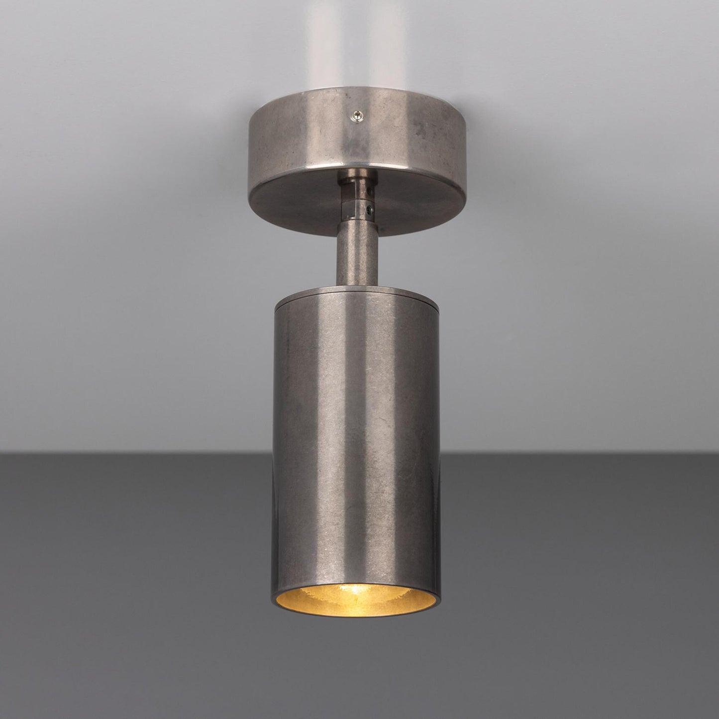 Evanston Directional Brass Ceiling Spotlight 20cm IP20