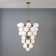 Merlot Grape Glass Cluster Chandelier 102cm