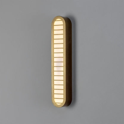 Durban LED Vertical Grille Wall Light 40cm