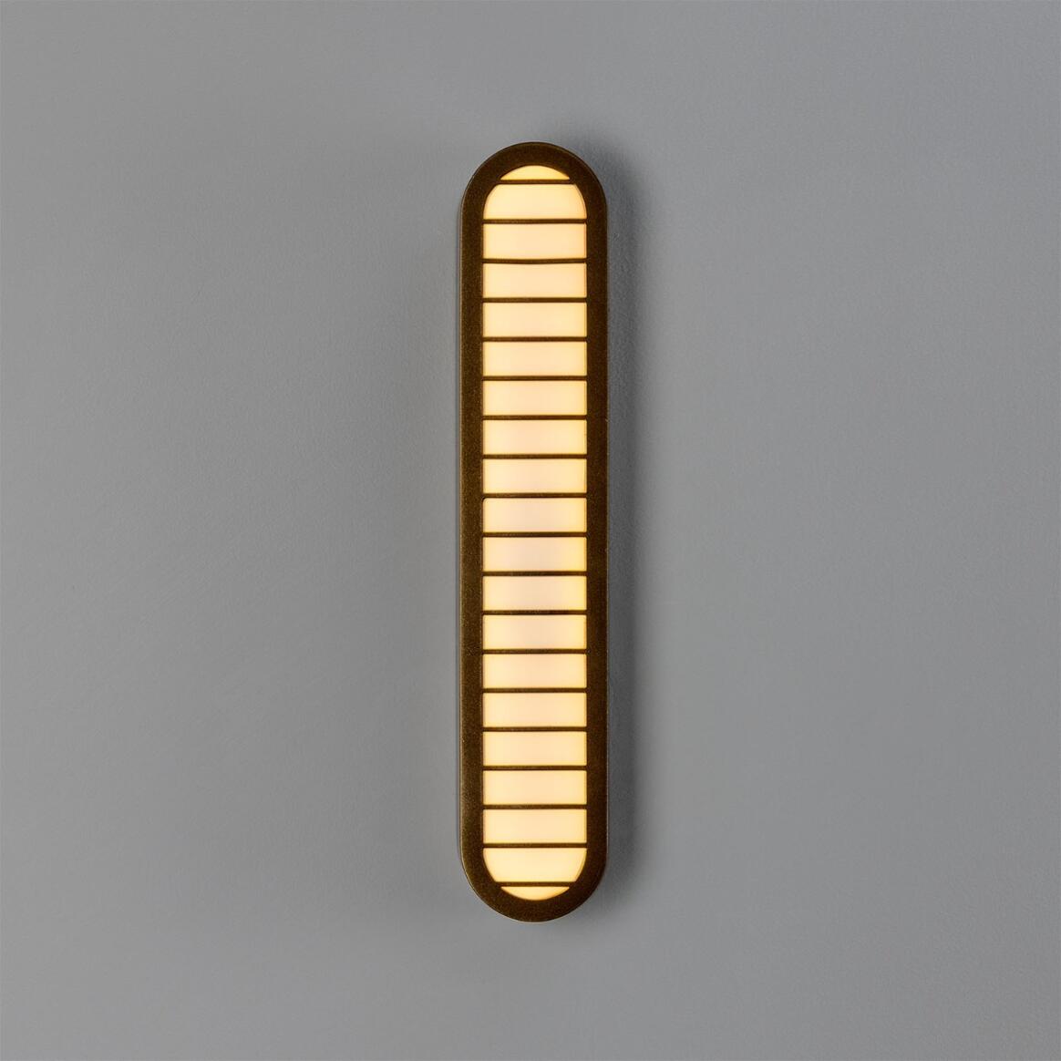Durban LED Vertical Grille Wall Light 40cm