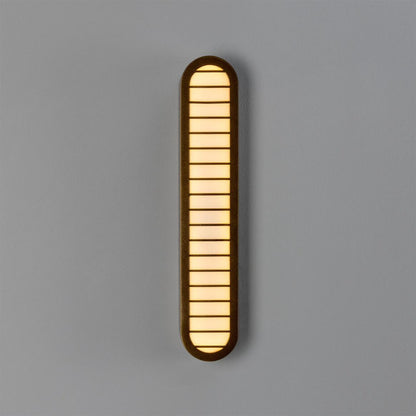 Durban LED Vertical Grille Wall Light 40cm