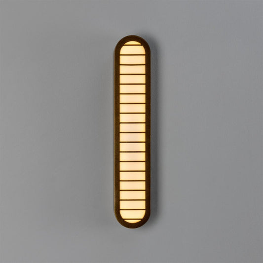 Durban LED Vertical Grille Wall Light 40cm