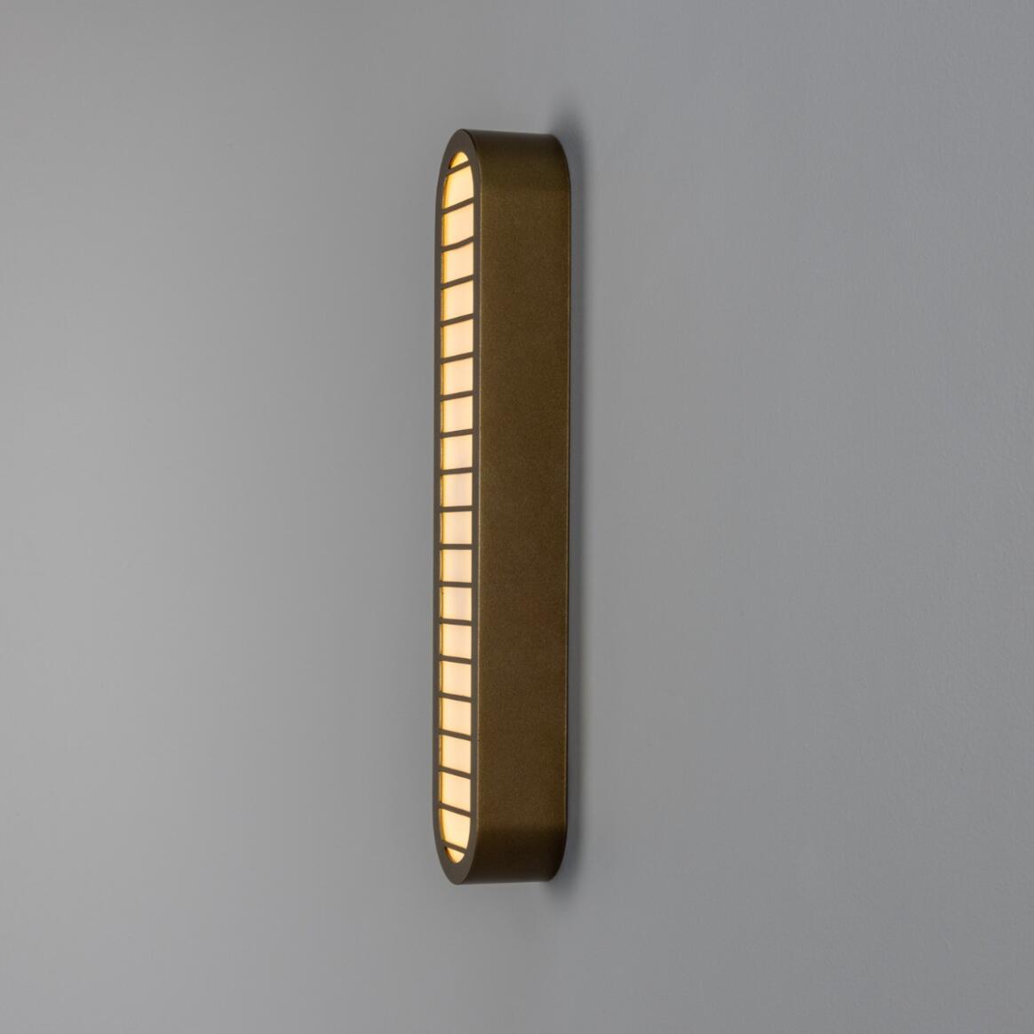 Durban LED Vertical Grille Wall Light 40cm