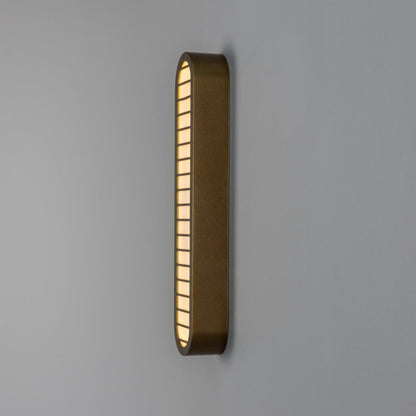 Durban LED Vertical Grille Wall Light 40cm