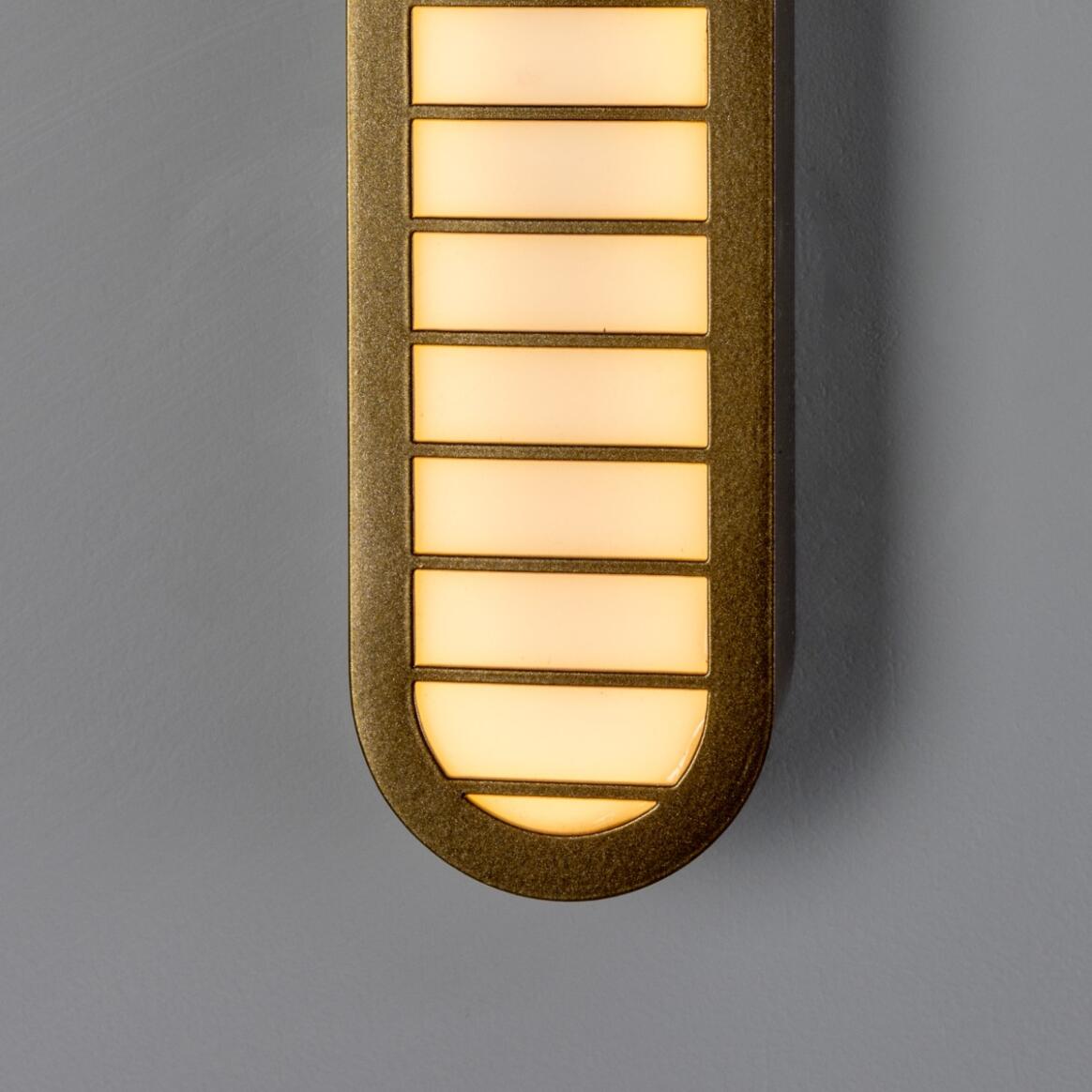 Durban LED Vertical Grille Wall Light 40cm