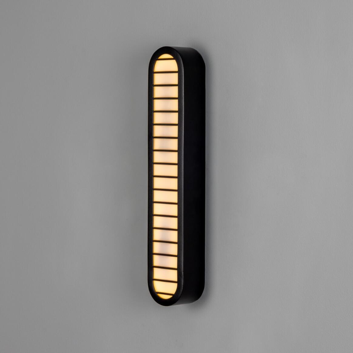 Durban LED Vertical Grille Wall Light 40cm