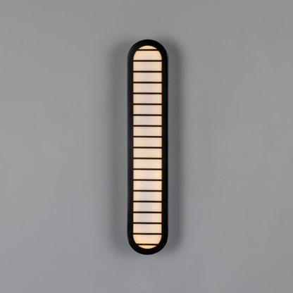 Durban LED Vertical Grille Wall Light 40cm