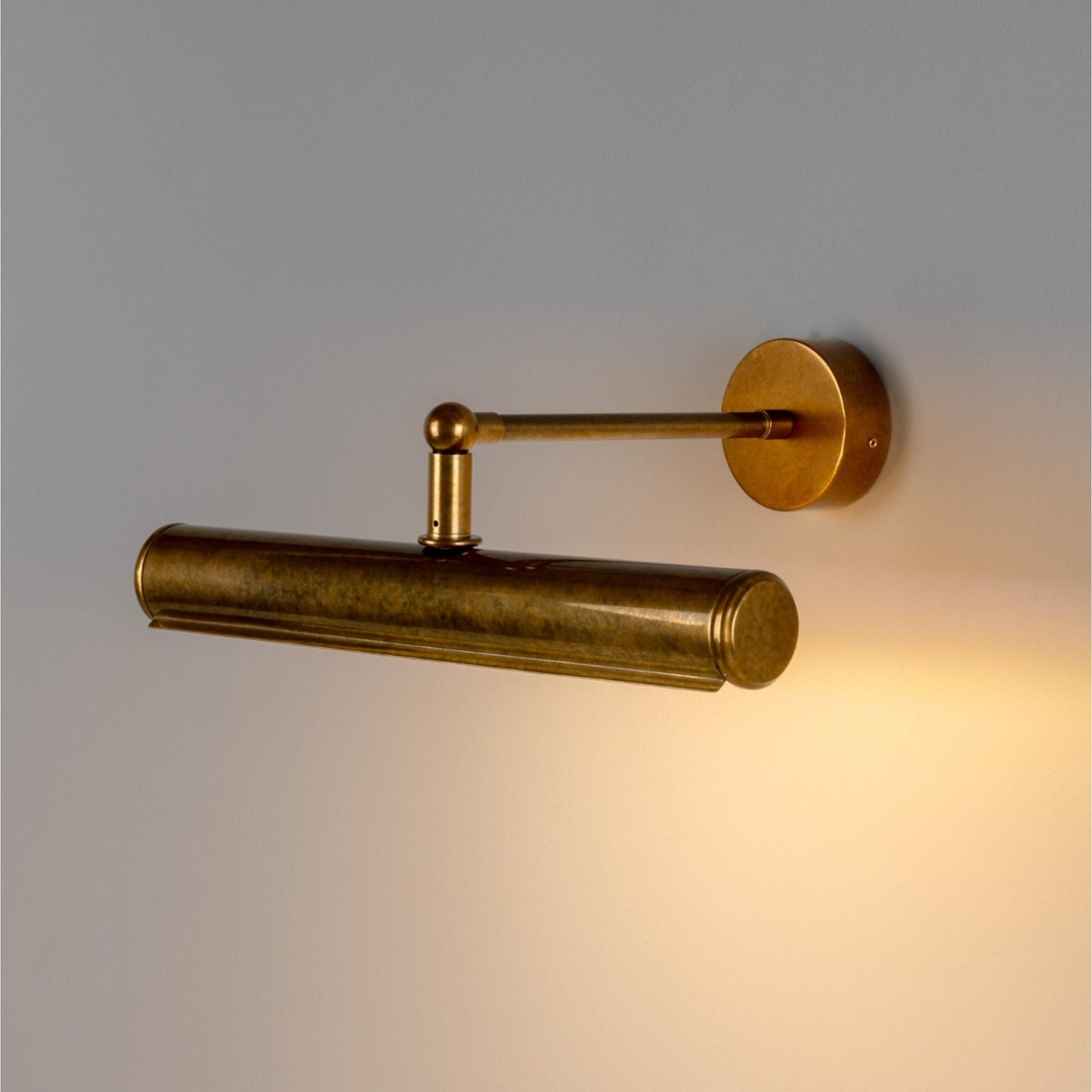 Galle Fixed-Arm Solid Brass Picture Light 35.5cm