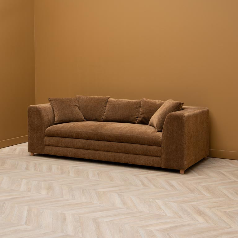 Castano Brown Sofa 3 Seater