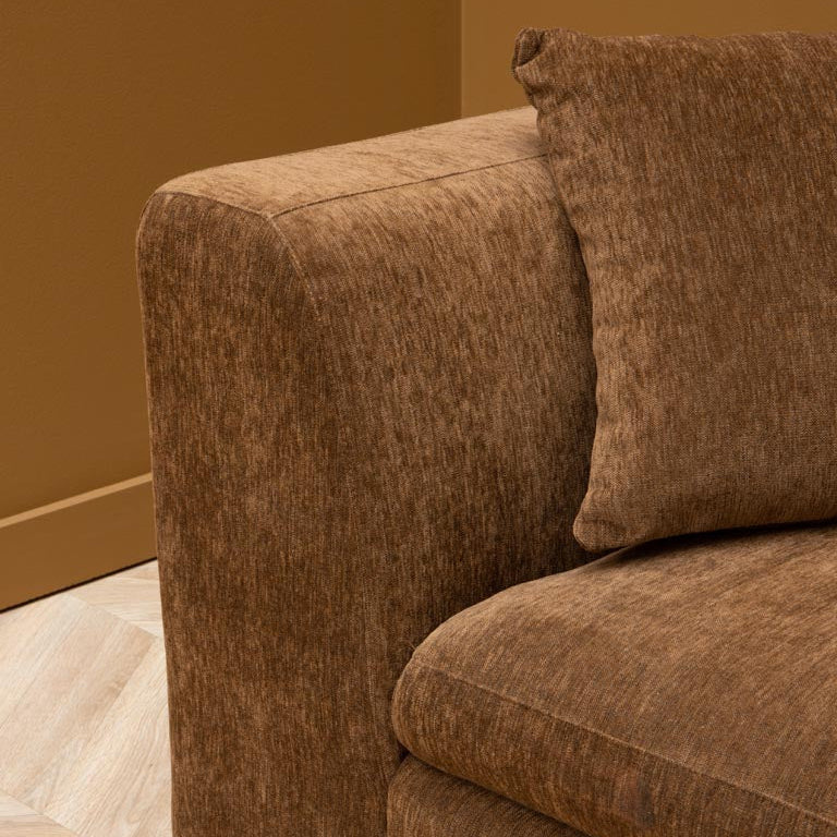 Castano Brown Sofa 3 Seater