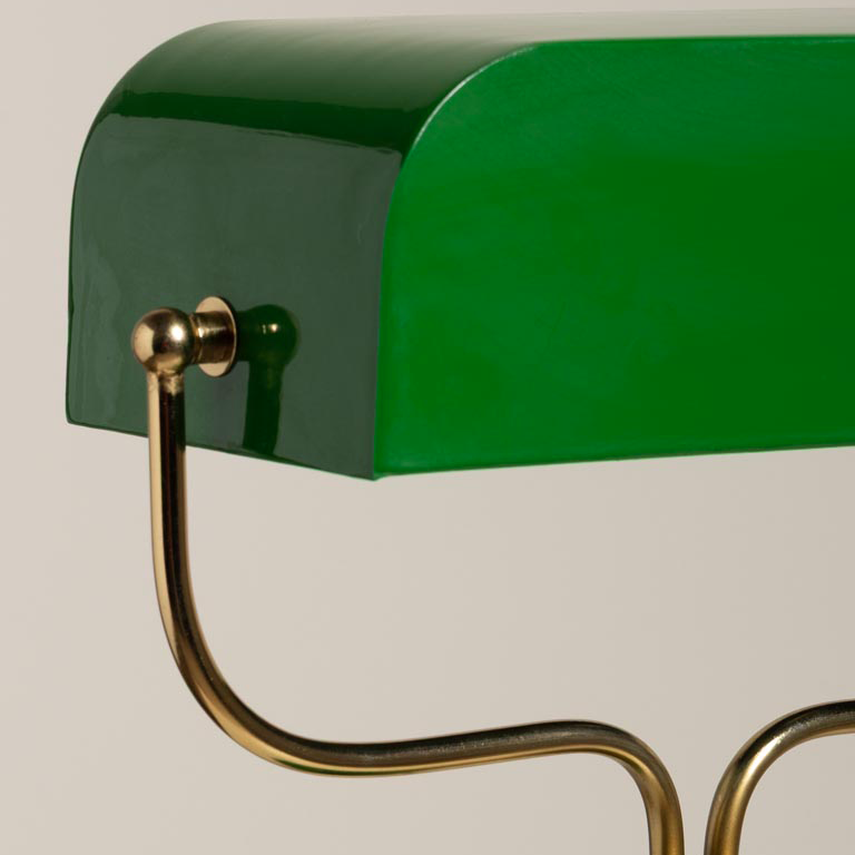 Library Green Desk Lamp