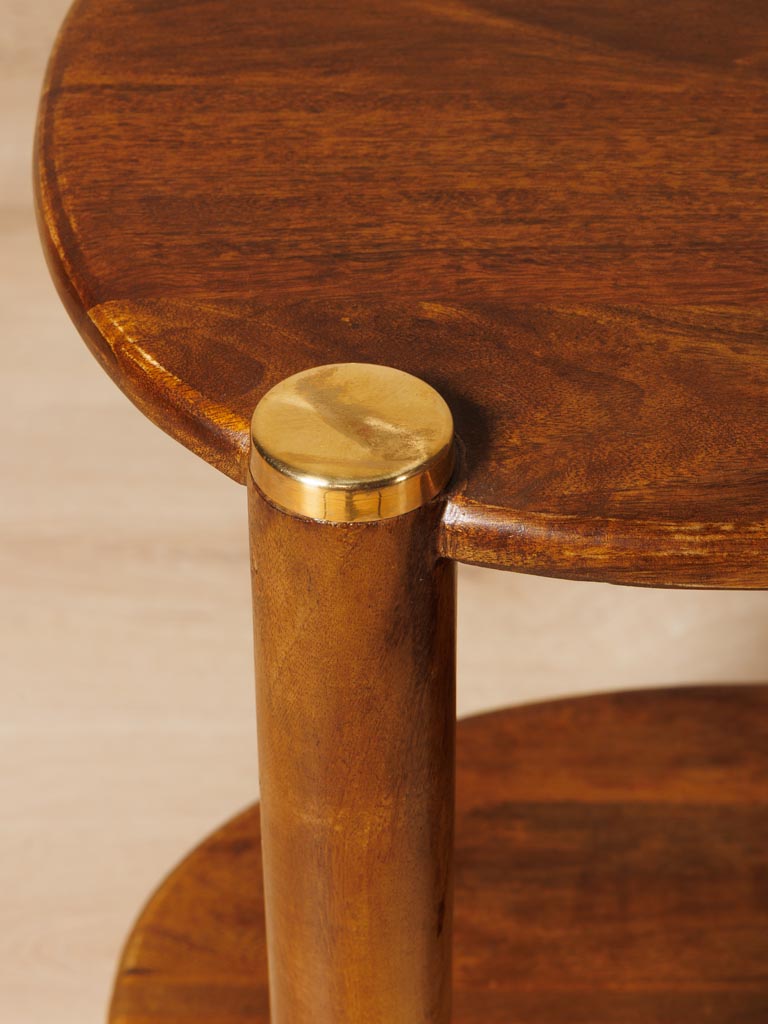 Console brass details Elanza