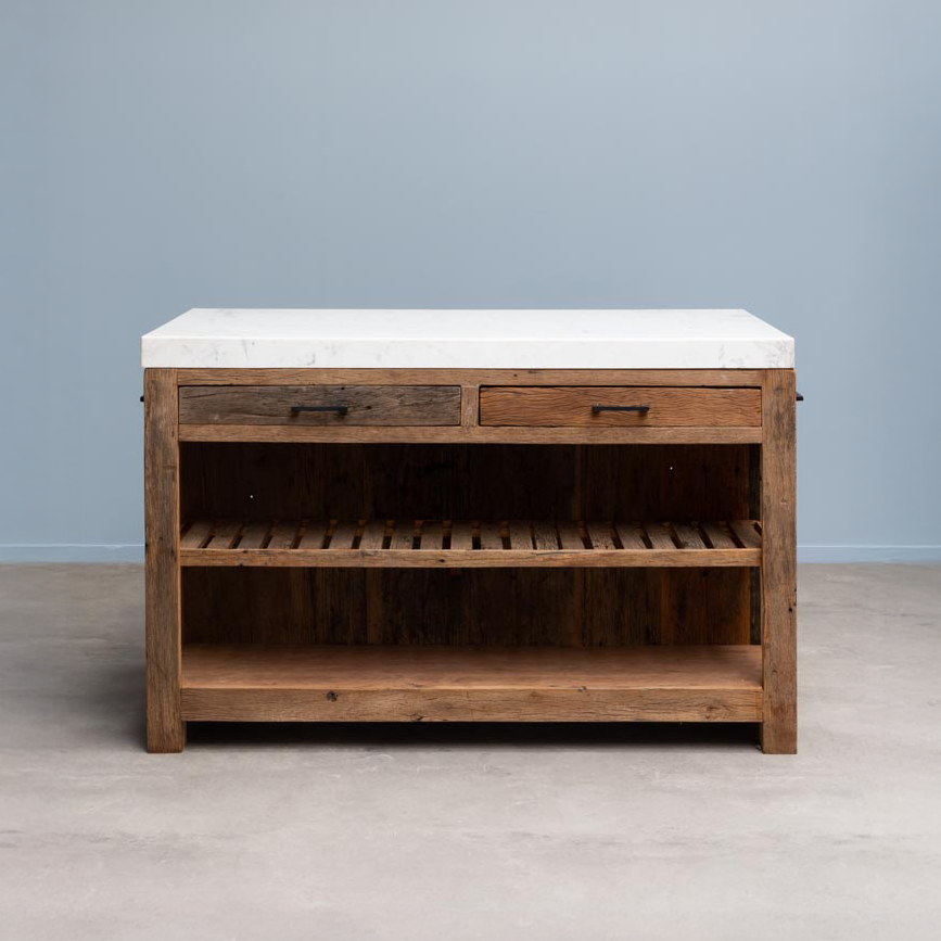 White Marble Greta Kitchen Counter