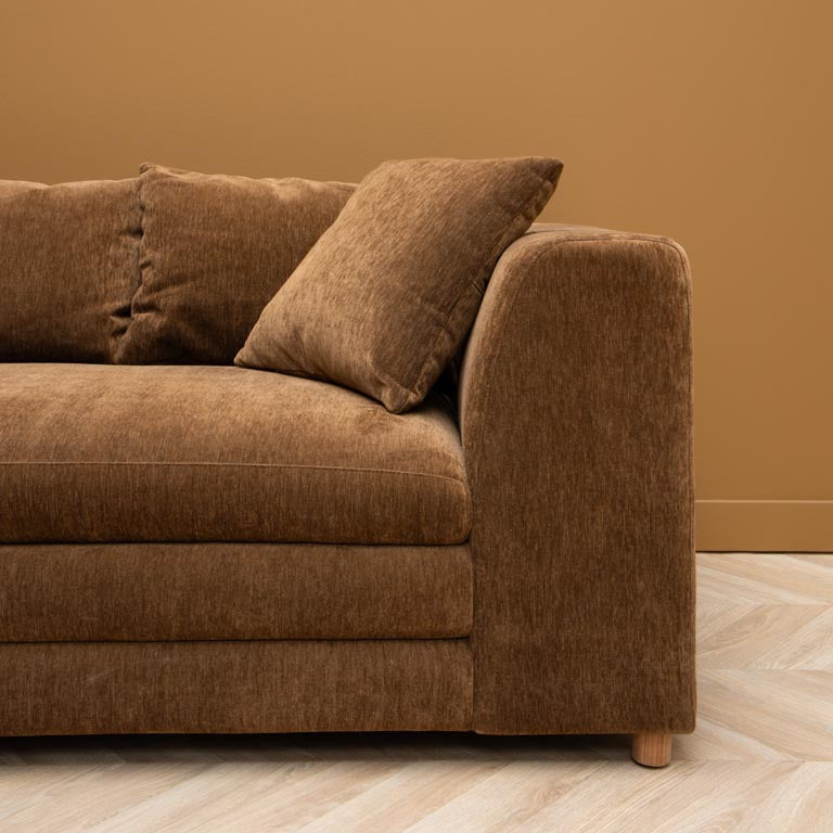 Castano Brown Sofa 3 Seater