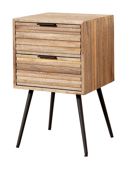 Pocket 2-Drawer Bedside Table