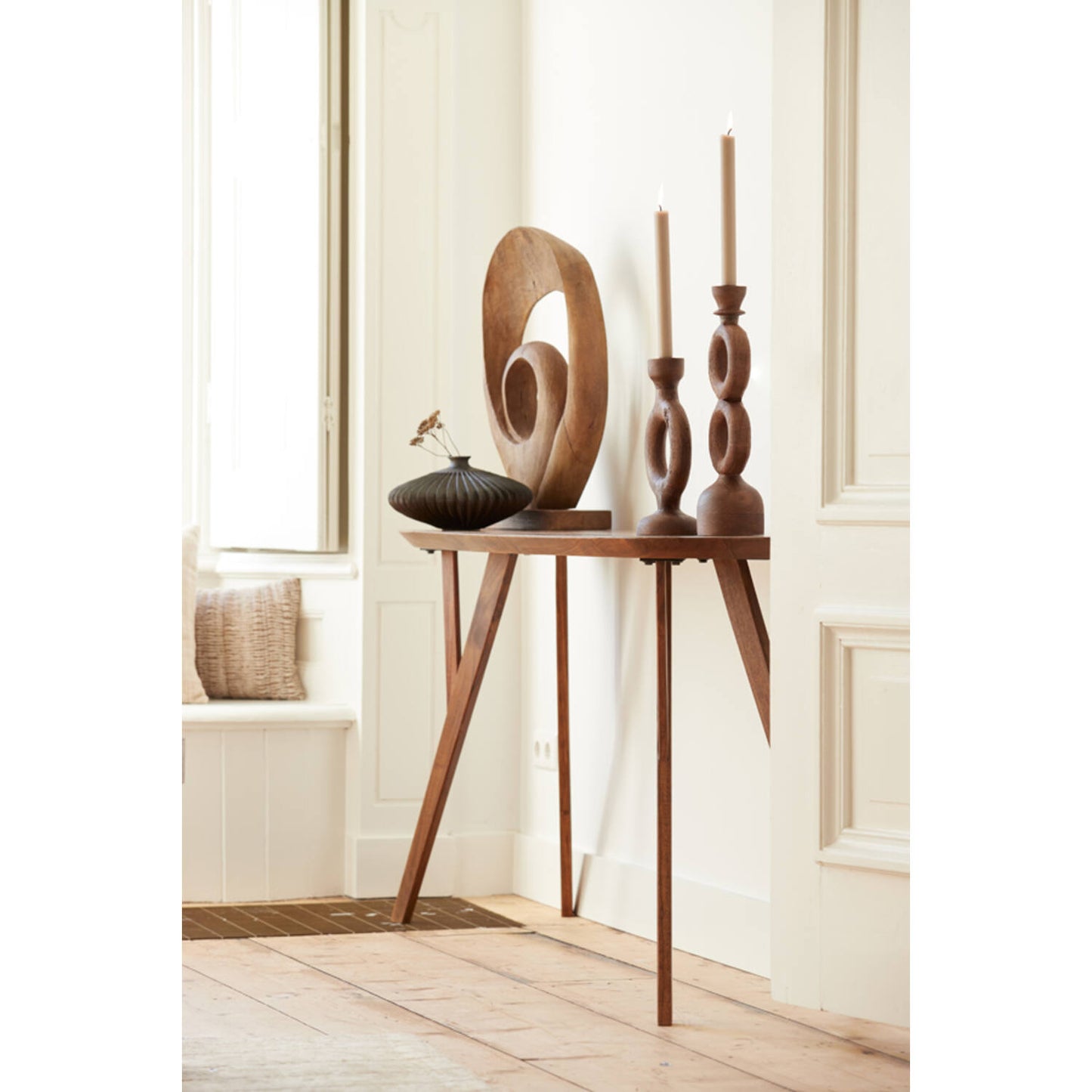 Quenza Acacia Wood Console Table