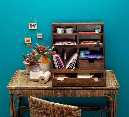 Veracruz Rattan Desk