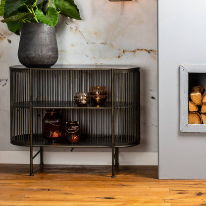 Yinthe Open Black Cabinet Small