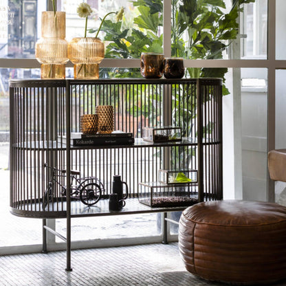 Yinthe Open Black Cabinet Small