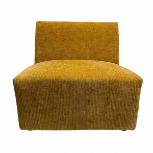 Lobby Mustard Armchair – Velvet