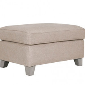 Cantrell Ottoman - Biscuit