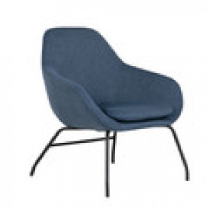 Arlo Accent Chair - Grey  / Navy