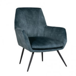 Flynn Accent Chair - Teal / Rust