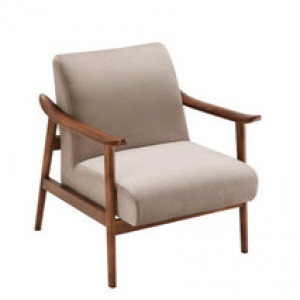 Heath Accent Chair - Taupe