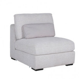 Humphrey Armless Sectional - Light Grey