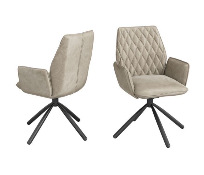 Mink leather dining chairs discount