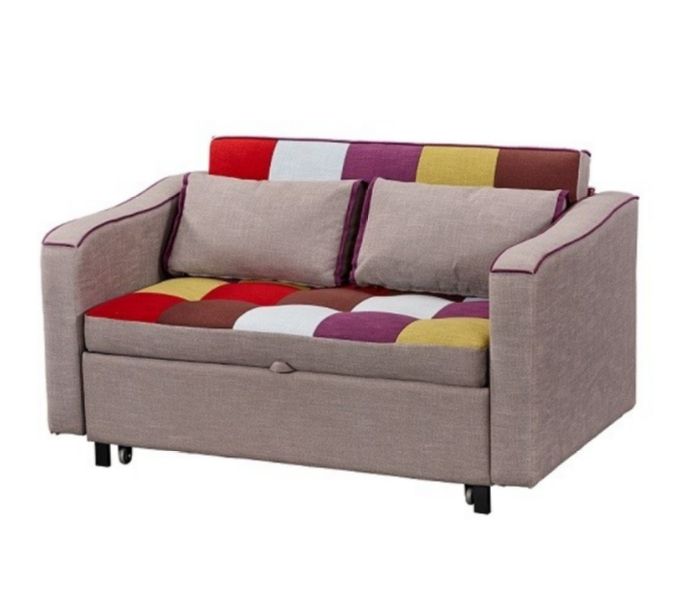 Multi coloured sofa bed online