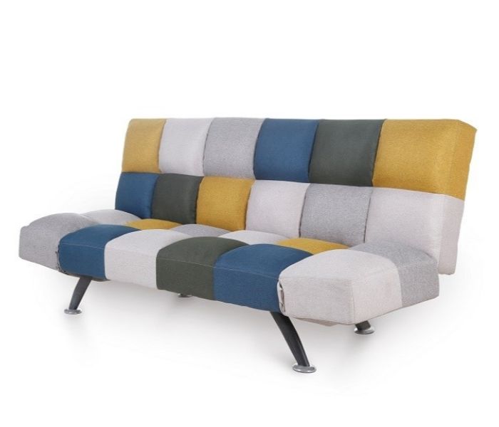 Boston Mustard Patchwork Sofa Bed