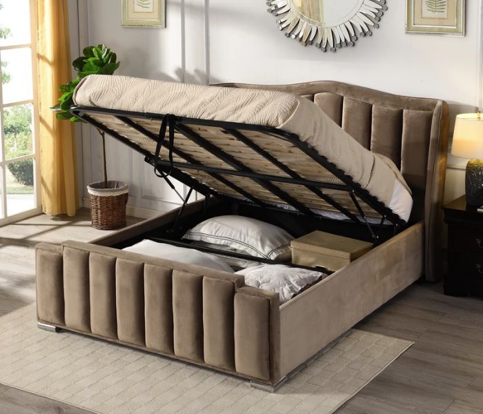 Custom clearance ottoman bed