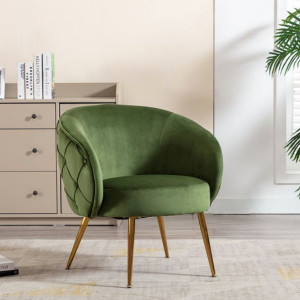 Monica Fern Green Accent Chair